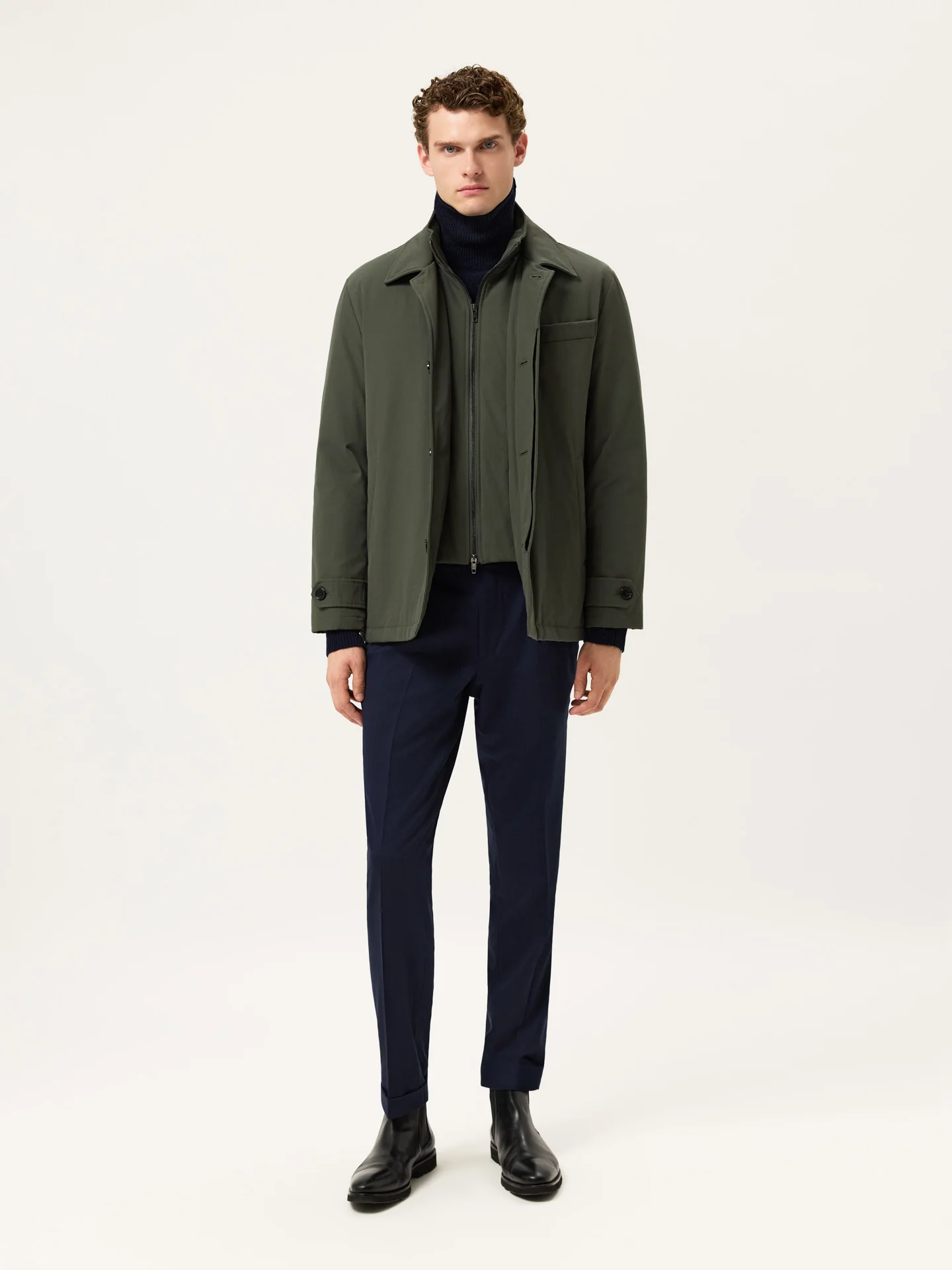 Cotton-Nylon Hooded Jacket - Image 10