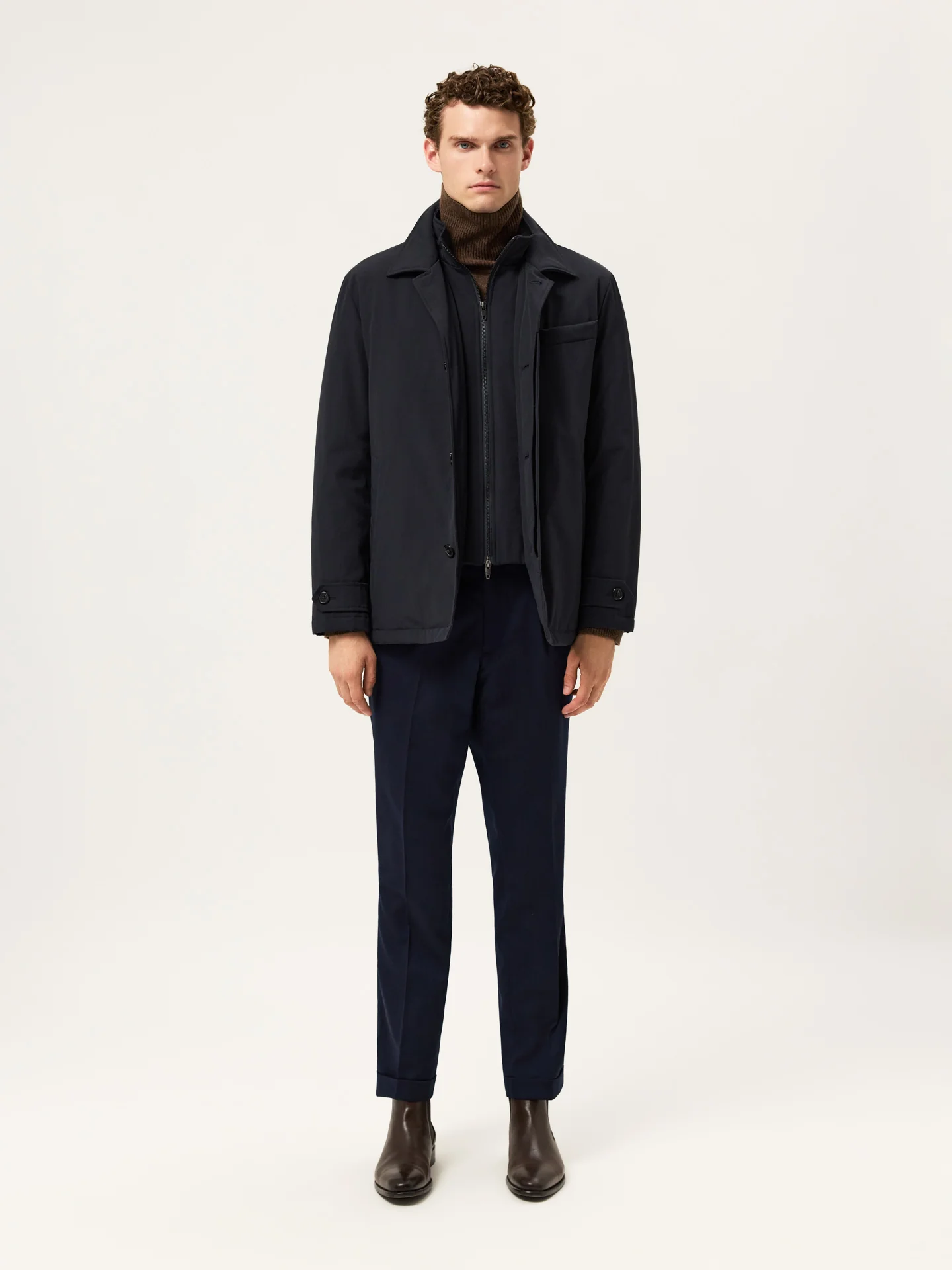 Cotton-Nylon Hooded Jacket - Image 5