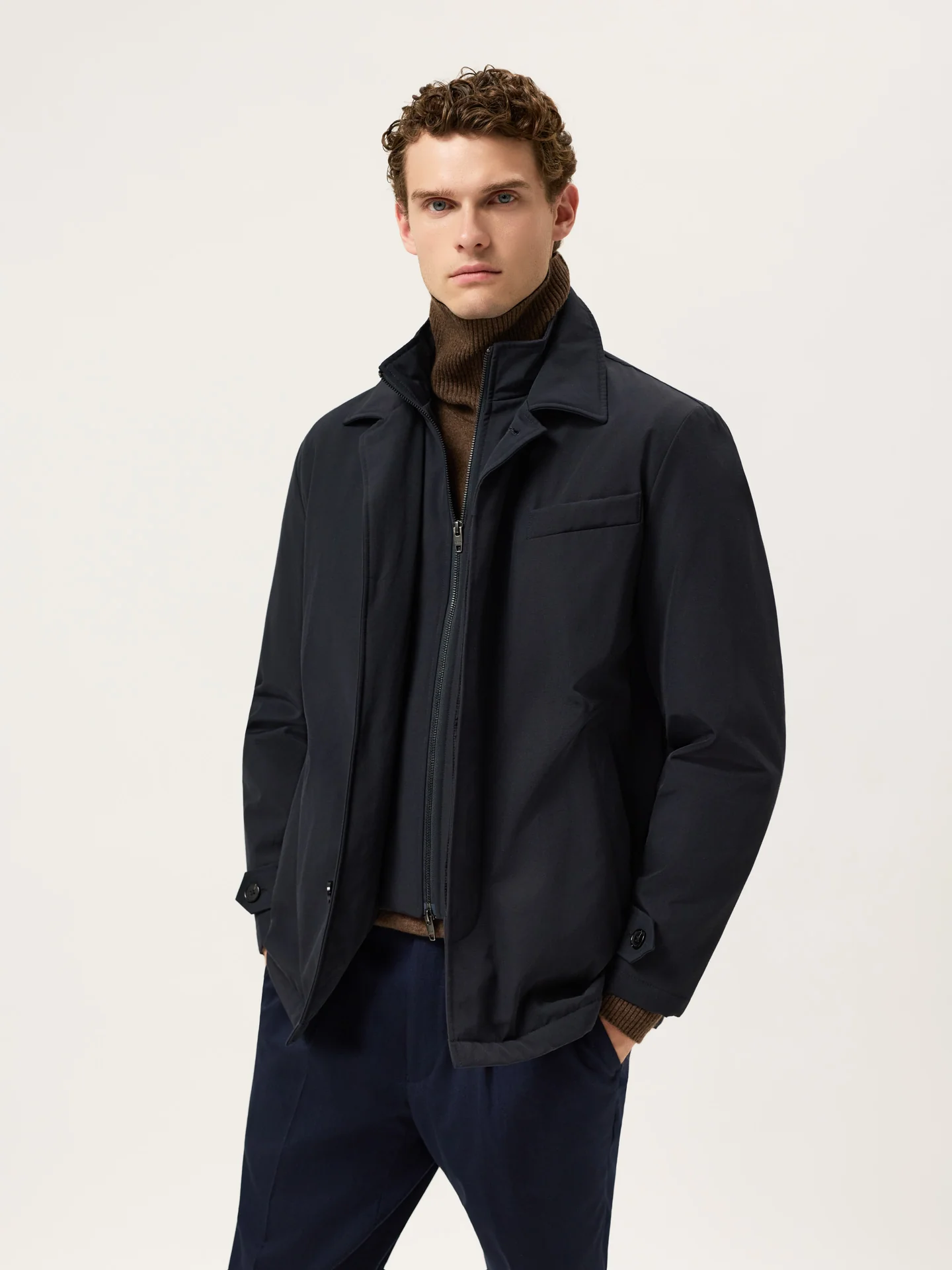 Cotton-Nylon Hooded Jacket - Image 7
