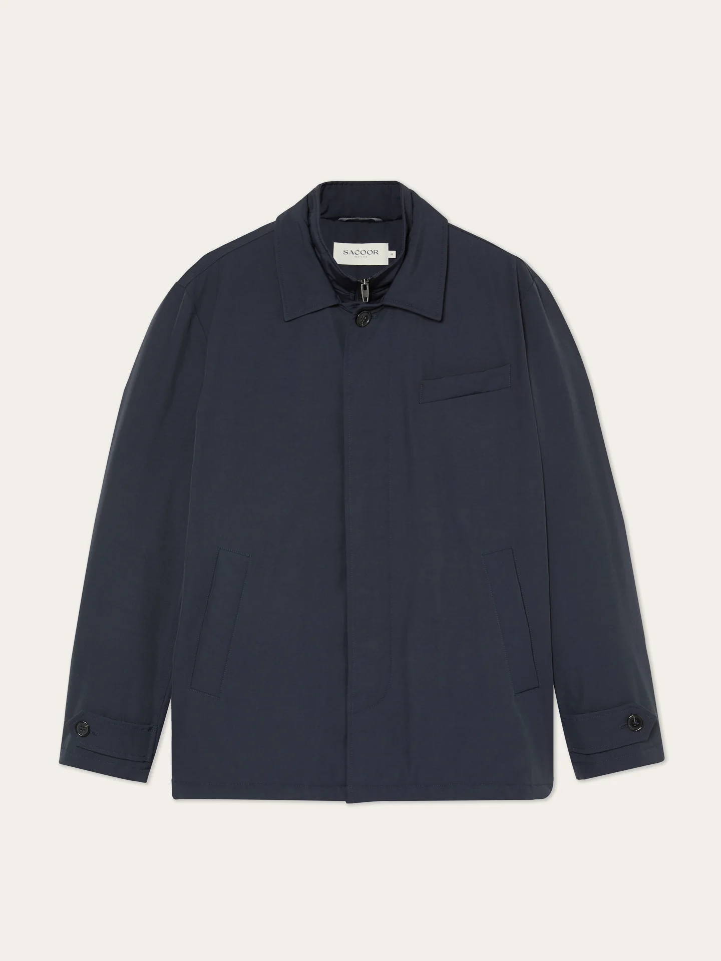 Cotton-Nylon Hooded Jacket - Image 9