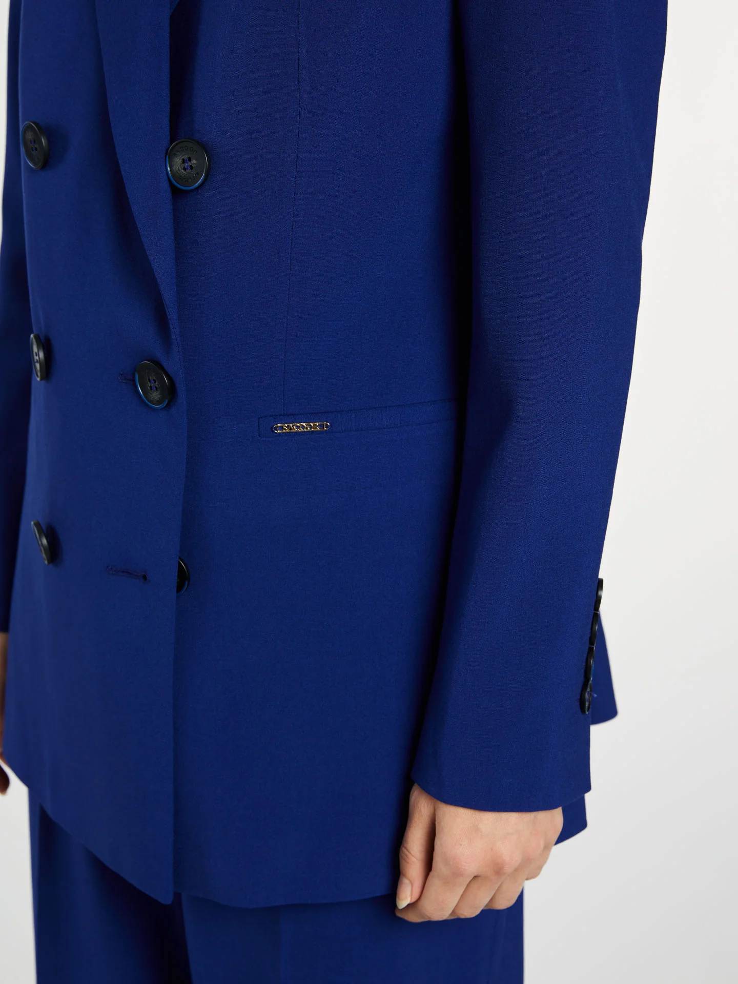 Double-Breasted Suit Blazer - Image 3