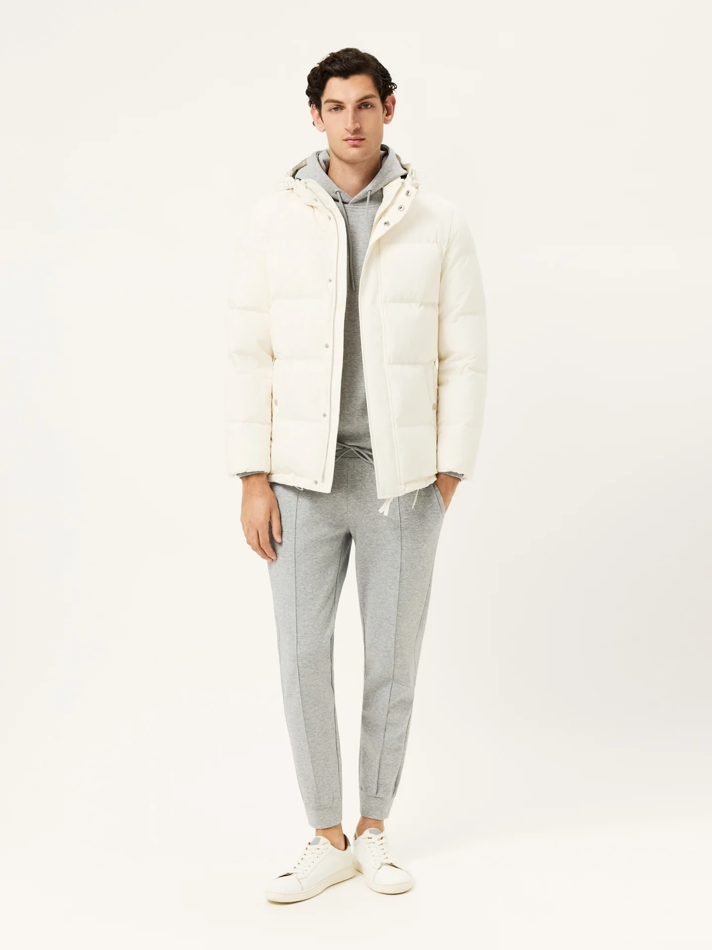 Down Puffer Jacket With Detachable Hood - Image 5