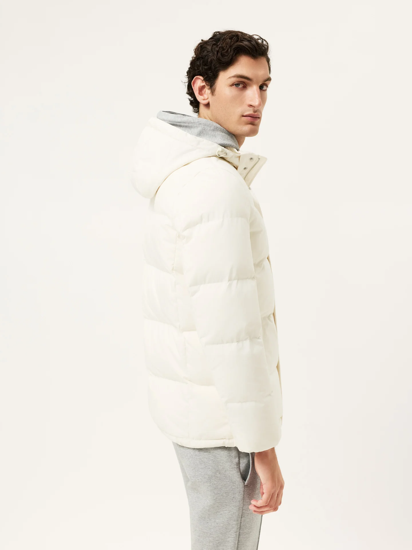 Down Puffer Jacket With Detachable Hood - Image 7