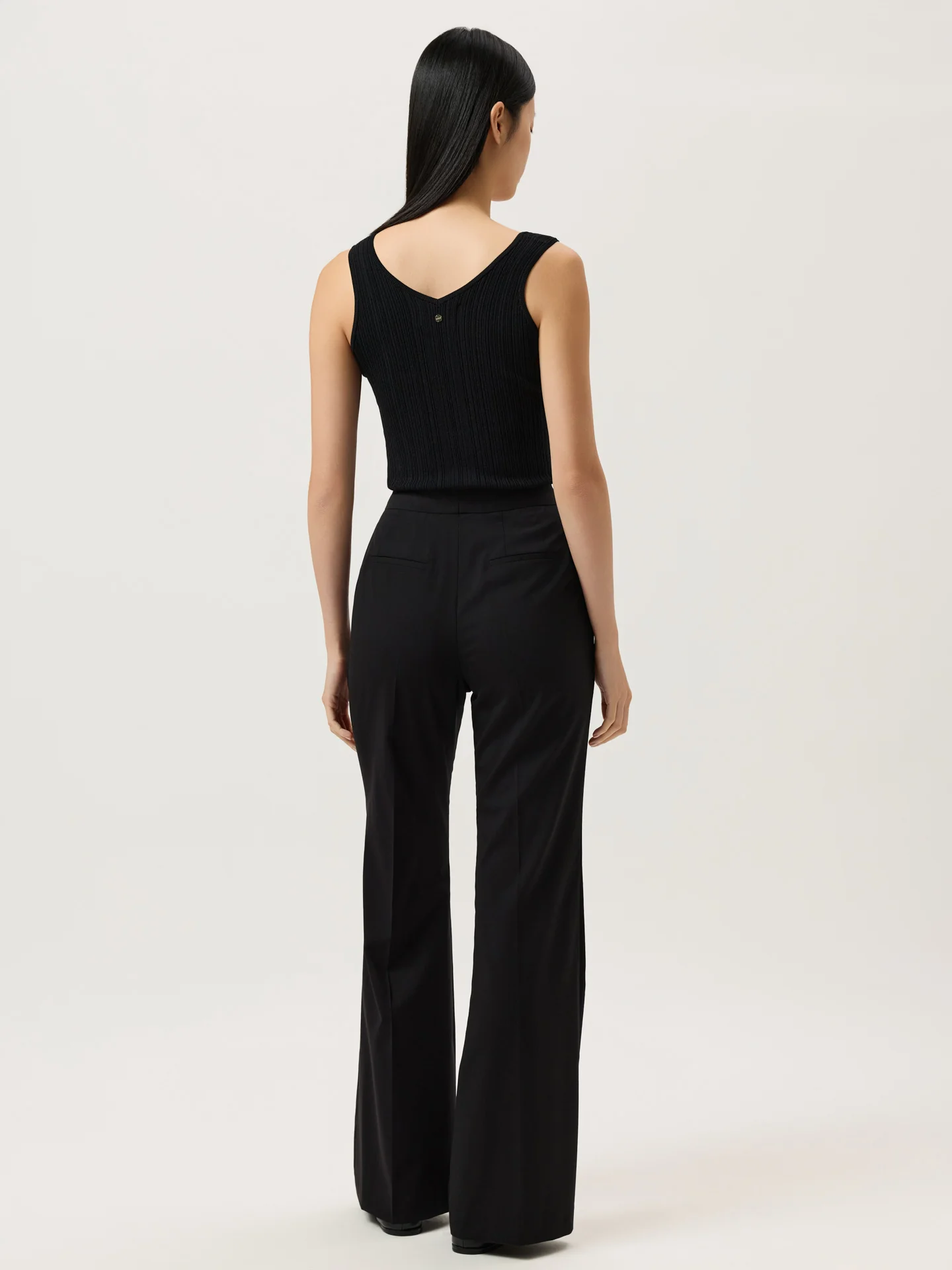 Flare Trousers In High-performance Wool - Image 4