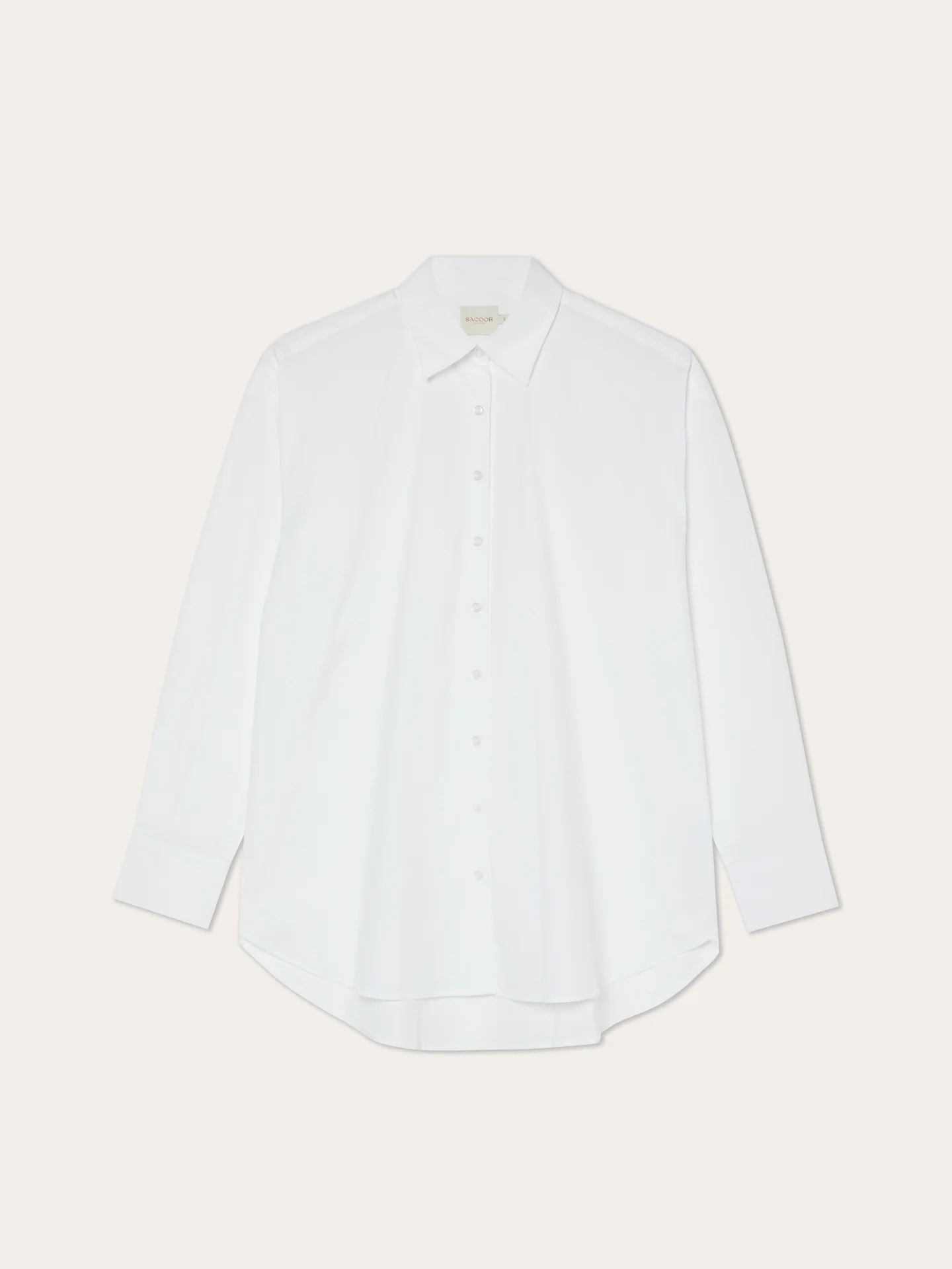 Loose Fit Plain Comfort Poplin Shirt - Image 4