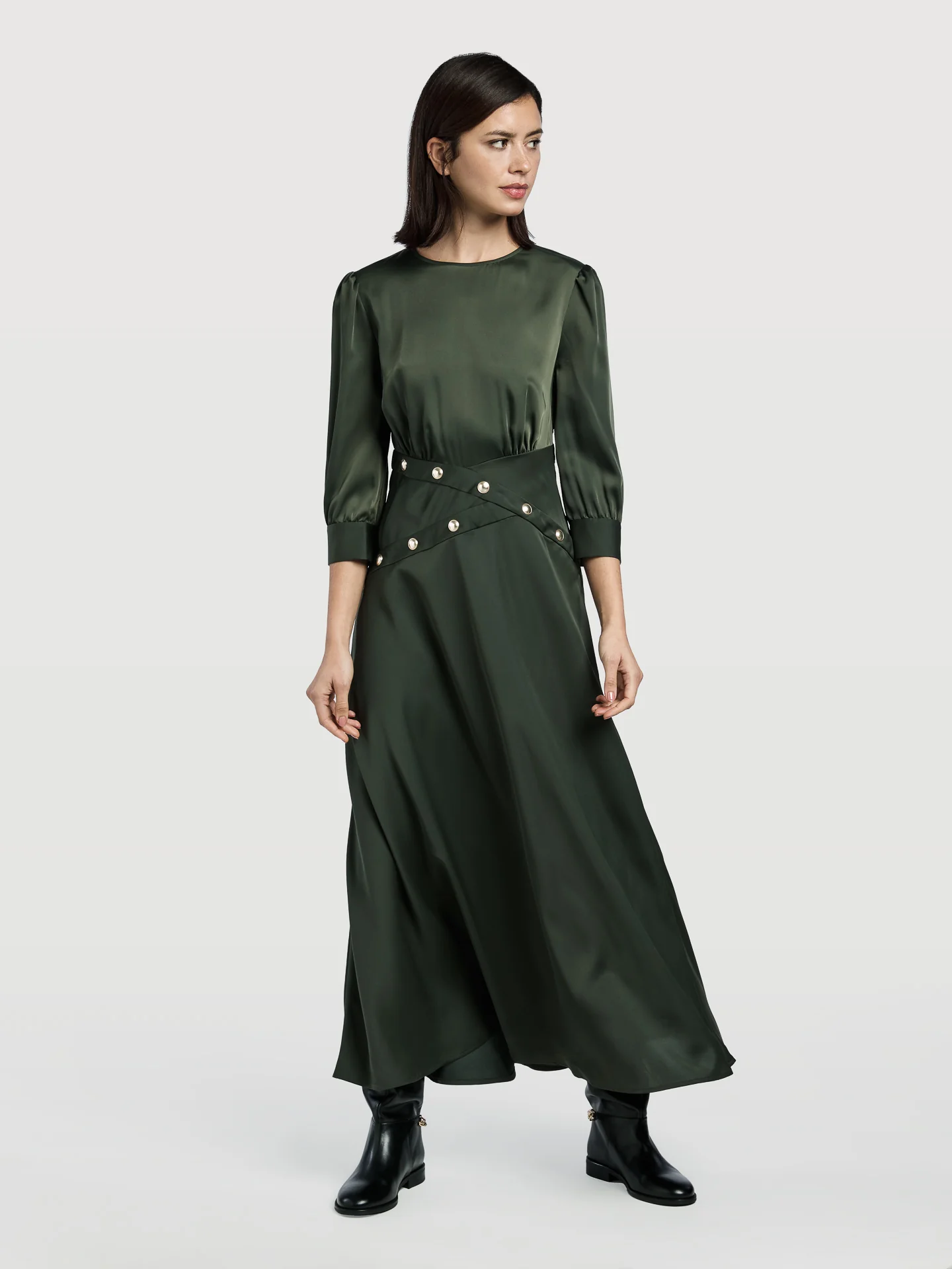 Midi Flowing Dress - Image 4