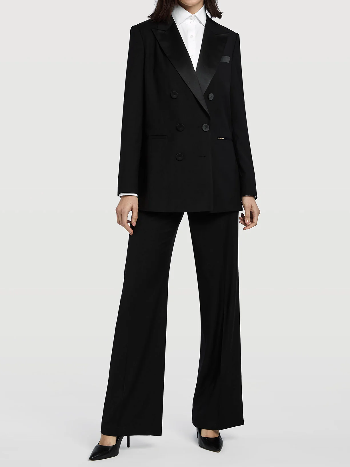 Regular Fit Black Tuxedo Blazer - Image 4