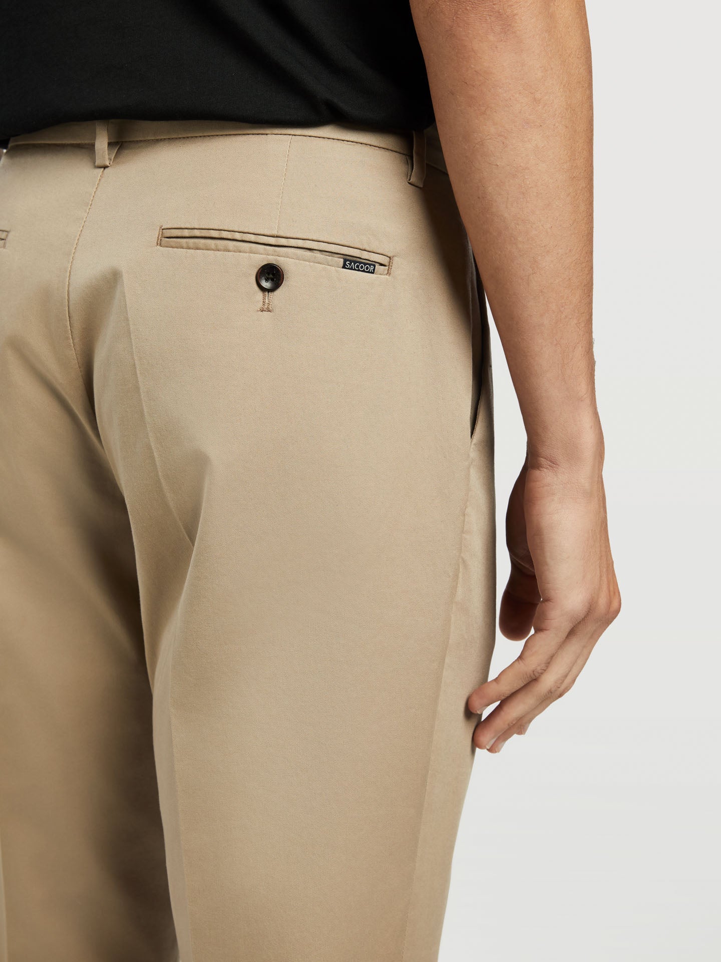 Regular Fit Casual Trousers in Comfort Cotton - Image 3