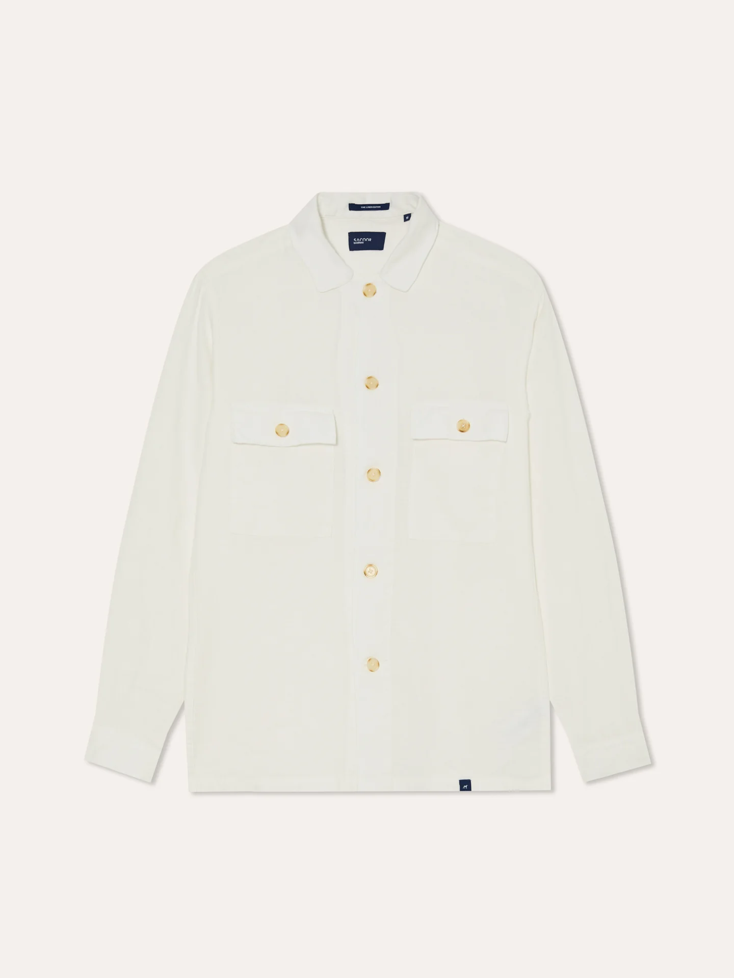 Relaxed Fit Pure Linen Overshirt - Image 11