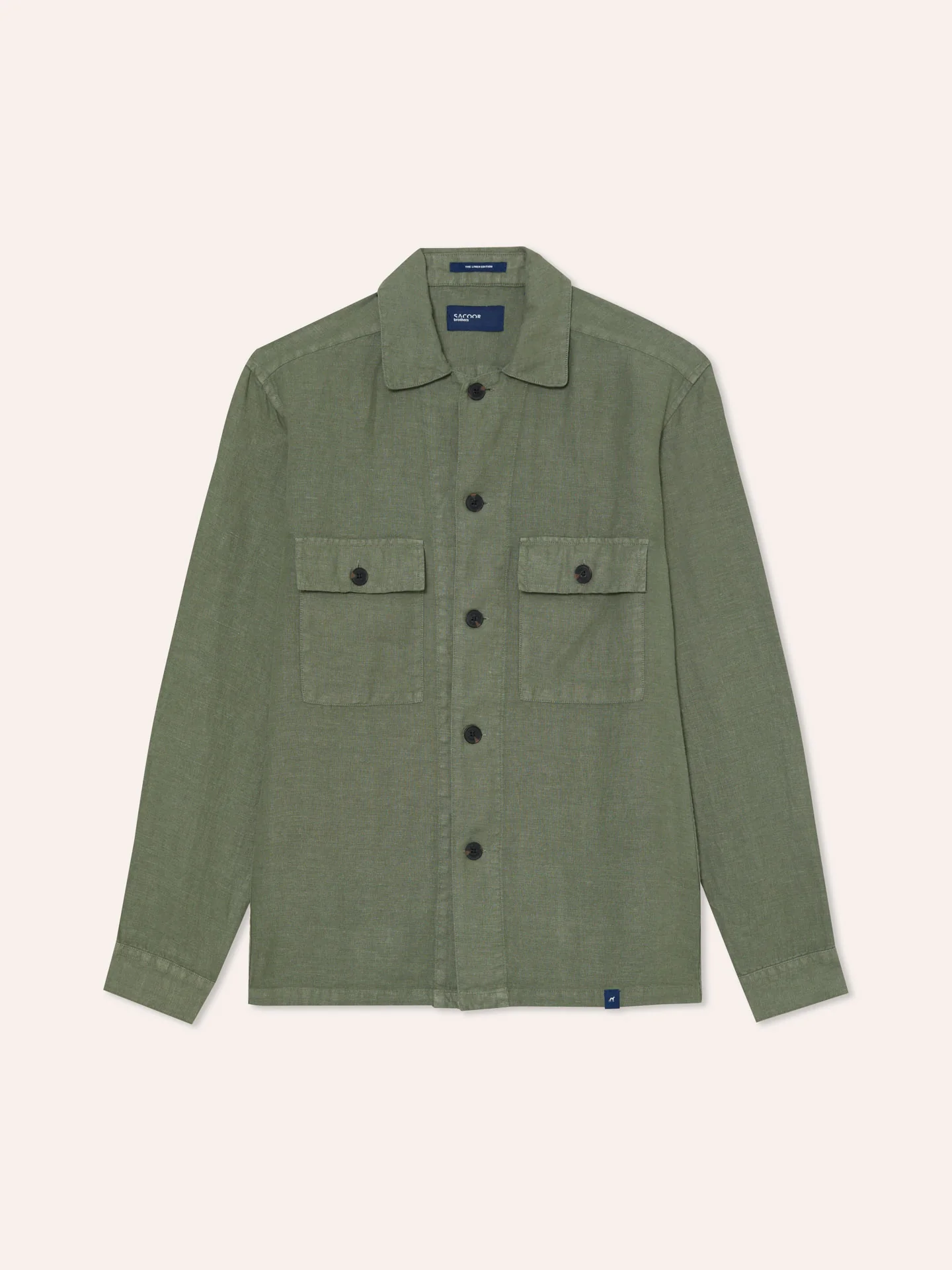 Relaxed Fit Pure Linen Overshirt - Image 16