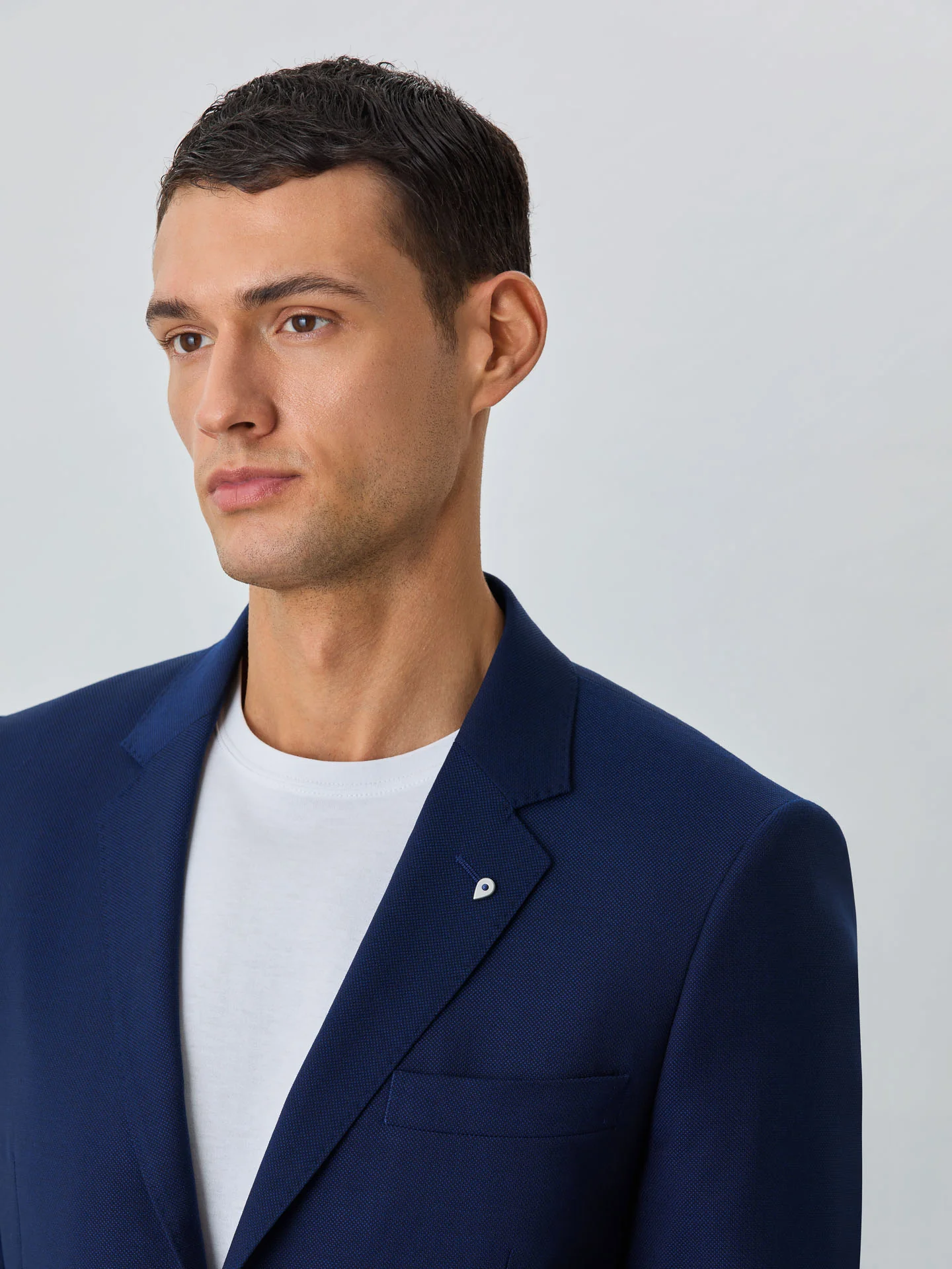 Slim Fit Birdeye Suit In Super Stretch - Image 4