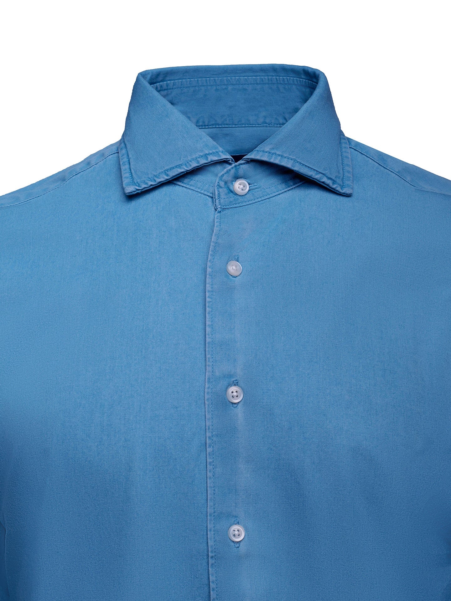 Slim Fit Casual Denim Shirt in 100% Cotton - Image 8