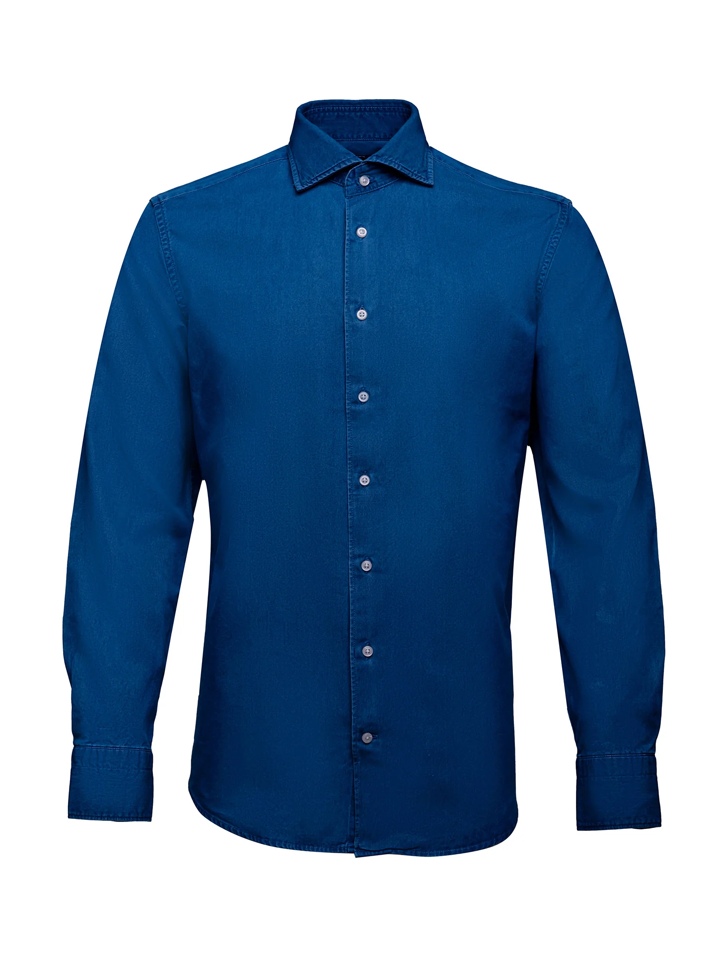 Slim Fit Casual Denim Shirt in 100% Cotton - Image 5