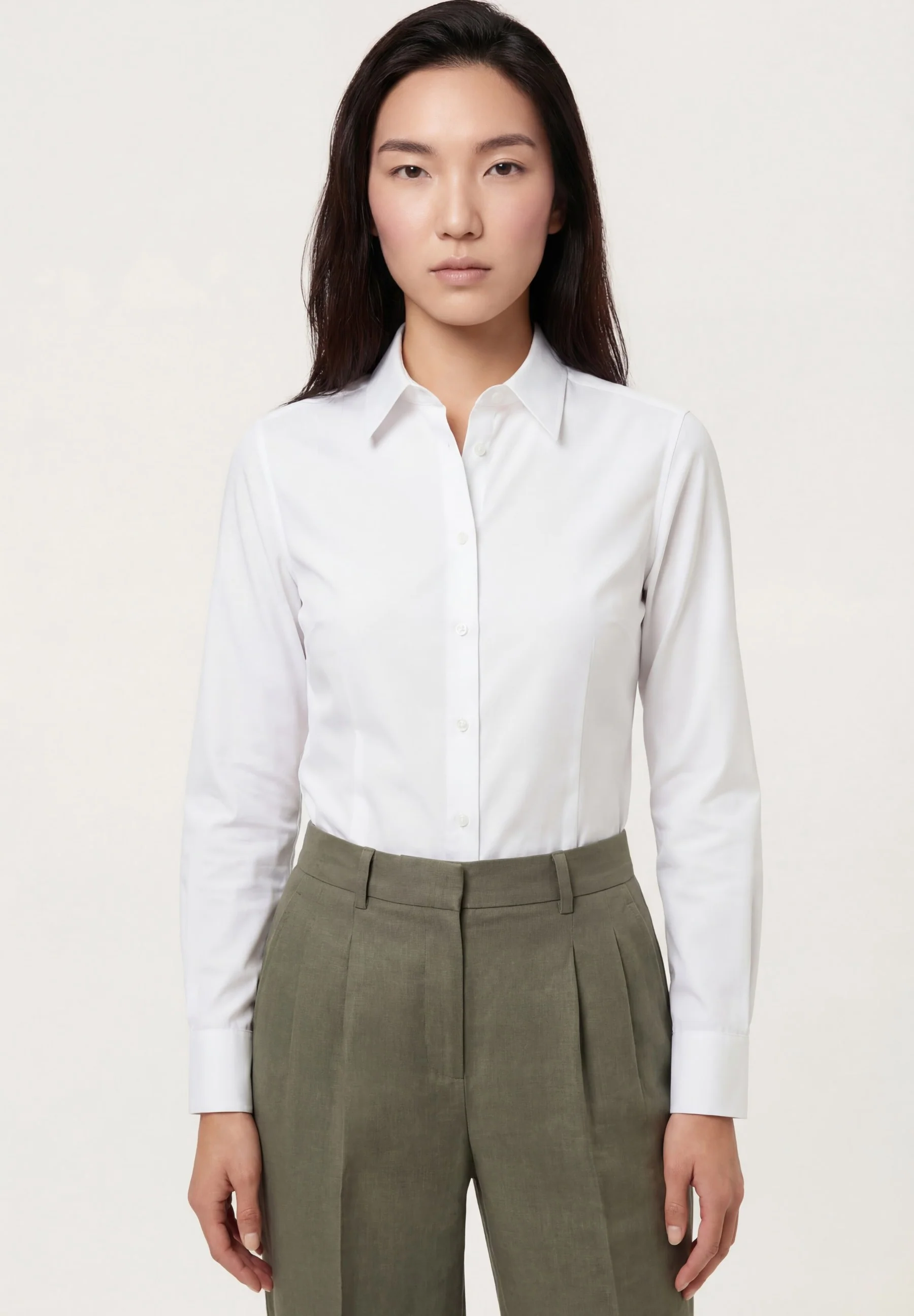 Slim Fit Travel Poplin Shirt - Image 3