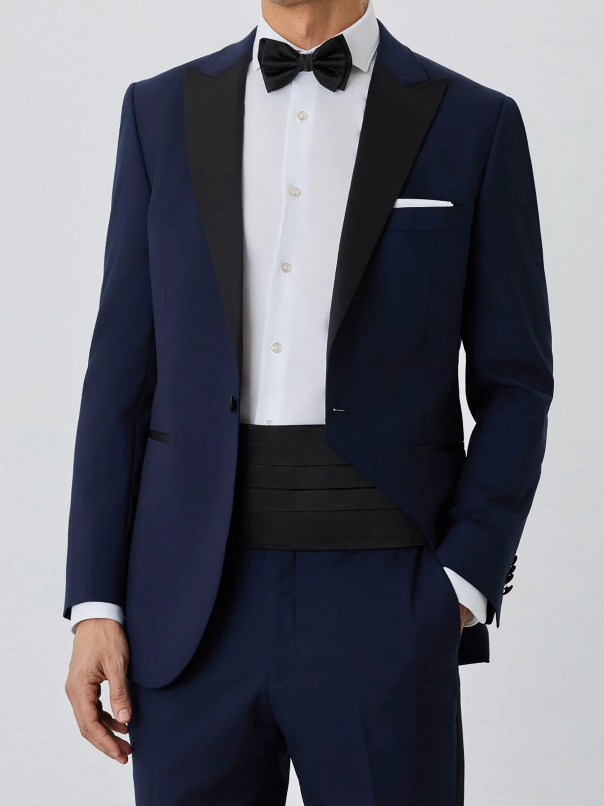 Slim fit tuxedo suit - Image 5