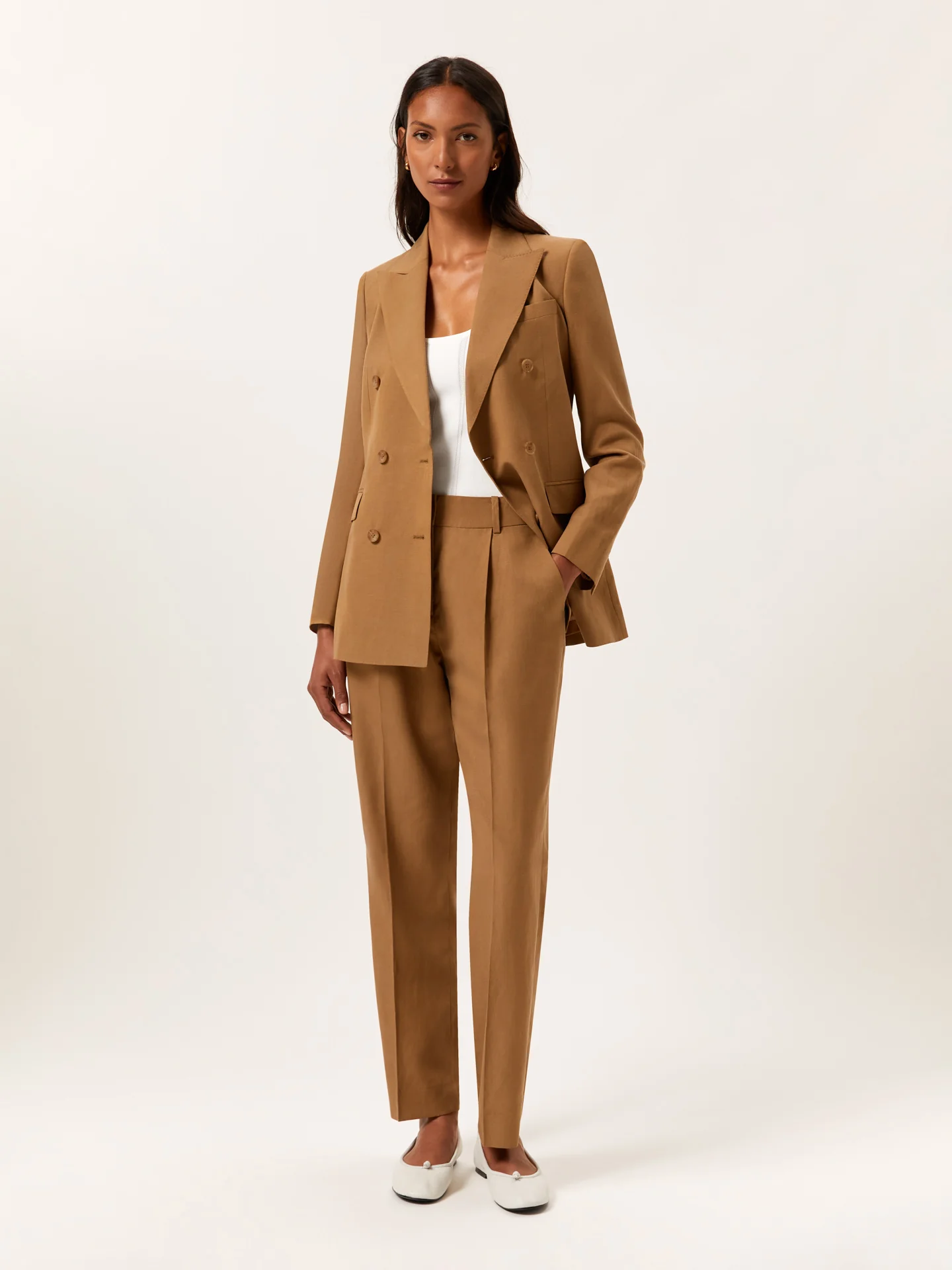 Tank Top In Viscose & Nylon Blend With Ajour Knit Stripes - Image 11